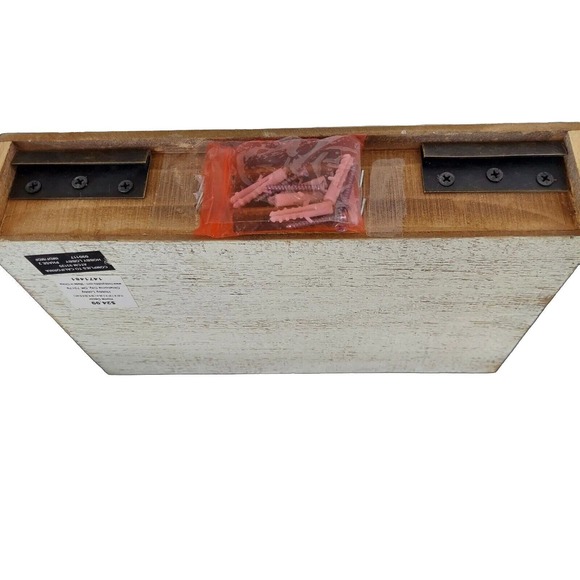 Better Homes & Gardens Floating Shelves White Shelf Lot 2 11.81" x 7.87" Two - Picture 7 of 9